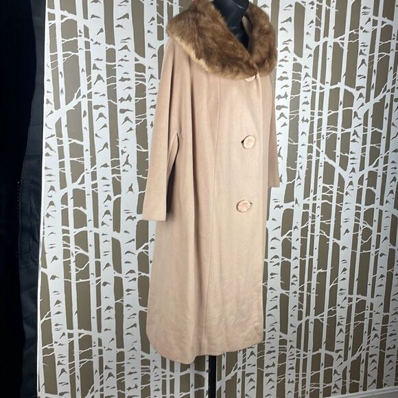 Bernhard Altmann Vintage 40s 50s Cashmere Overcoat - Picture 2 of 10